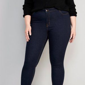 OLD NAVY Mid-Rise Rockstar Super-Skinny Jeans, Size:30, Color: Dark Wash